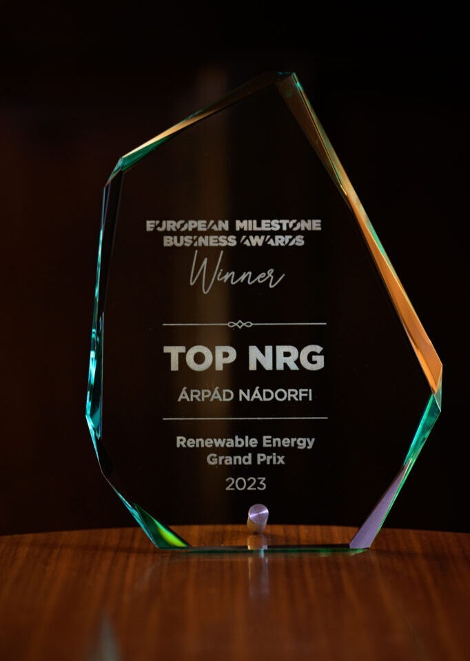 Nádorfi Árpád — díjátadó portré