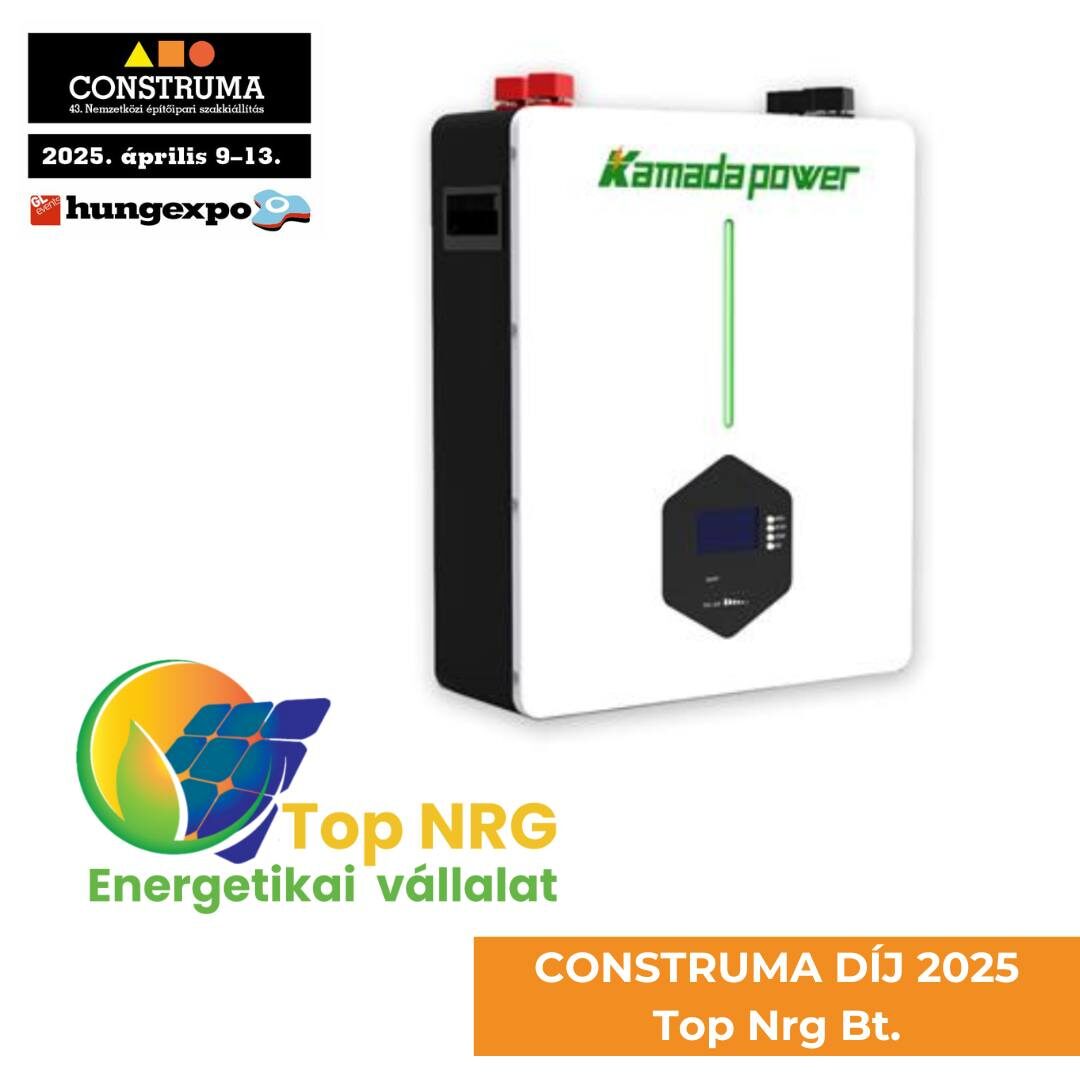 ÓRIÁSI SIKER! A Top NRG Zrt. CONSTRUMA DÍJ 2025 győztes lett!